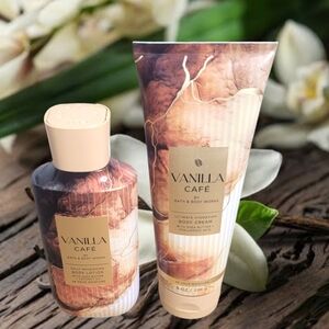 Bath & Body Works "Vanilla Cafe" Lotion and Cream Set